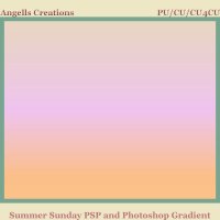 Summer Sunday PSP and Photoshop Gradient