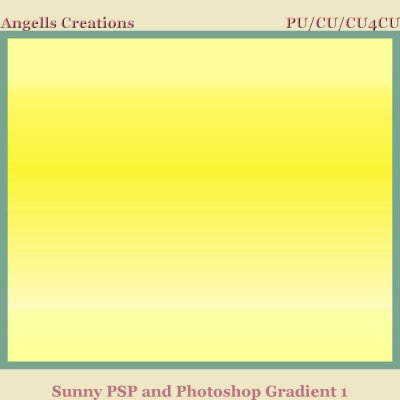 Sunny PSP and Photoshop Gradient 1