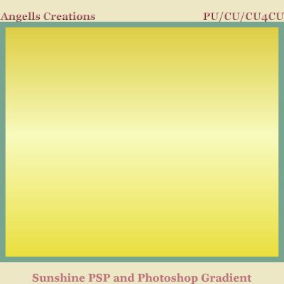 Sunshine PSP and Photoshop Gradient