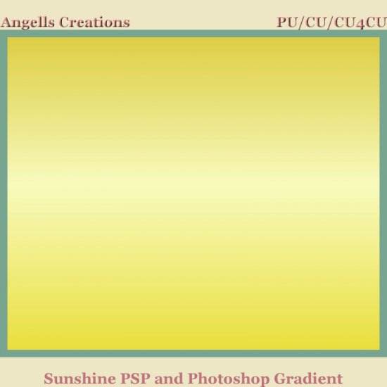 Sunshine PSP and Photoshop Gradient - Click Image to Close