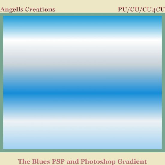 The Blues PSP and Photoshop Gradient - Click Image to Close