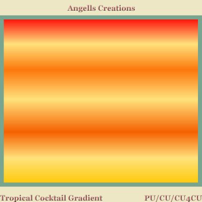 Tropical Cocktail PSP Gradient