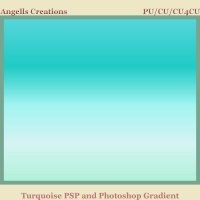 Turquoise PSP and Photoshop Gradient