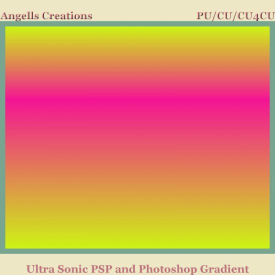 Ultra Sonic PSP and Photoshop Gradient - Click Image to Close