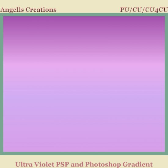 Ultra Violet PSP and Photoshop Gradient - Click Image to Close