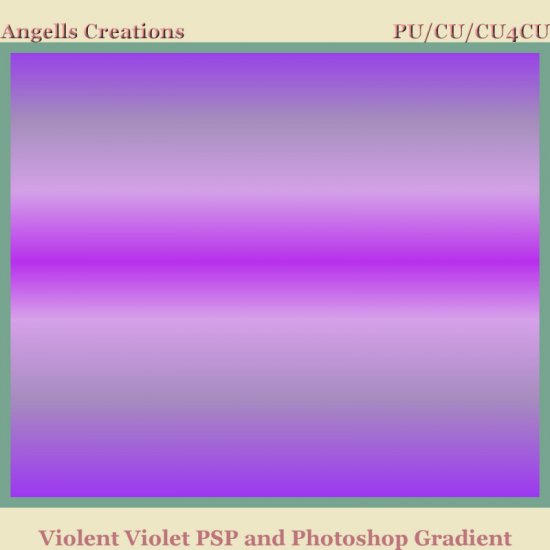 Violent Violet PSP and Photoshop Gradient - Click Image to Close