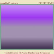 Violet Storm PSP and Photoshop Gradient