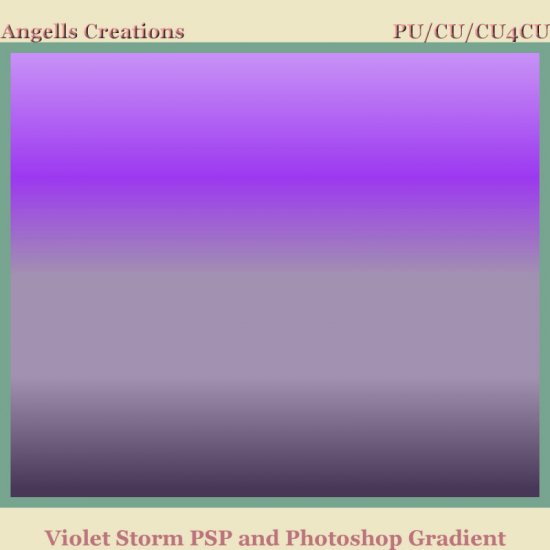 Violet Storm PSP and Photoshop Gradient - Click Image to Close