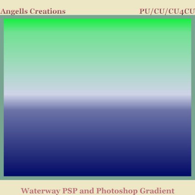 Waterway PSP and Photoshop Gradient