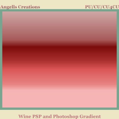 Wine PSP and Photoshop Gradient
