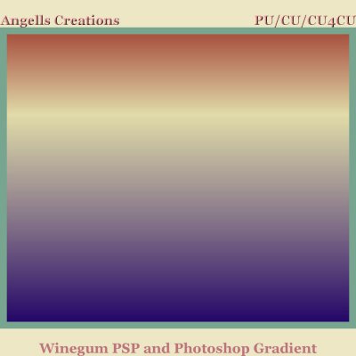 Winegum PSP and Photoshop Gradient