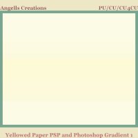 Yellowed Paper PSP and Photoshop Gradient 1