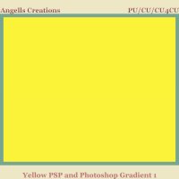 Yellow PSP and Photoshop Gradient 1