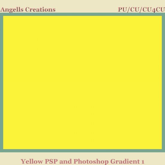 Yellow PSP and Photoshop Gradient 1 - Click Image to Close