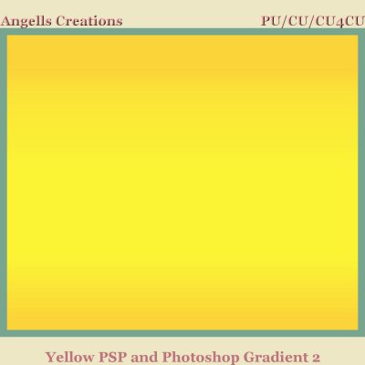 Yellow PSP and Photoshop Gradient 2