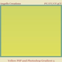 Yellow PSP and Photoshop Gradient 3