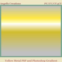 Yellow Metal PSP and Photoshop Gradient
