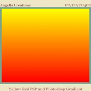Yellow Red PSP and Photoshop Gradient