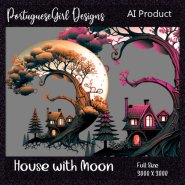 AI House with a Moon