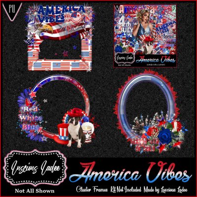 America Vibes Cluster Frames