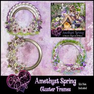 Amethyst Spring 2 Cluster Frames