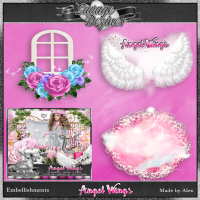 Angel Wings Embellishments