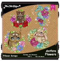 Anthro Flowers Elements CU/PU Pack 1