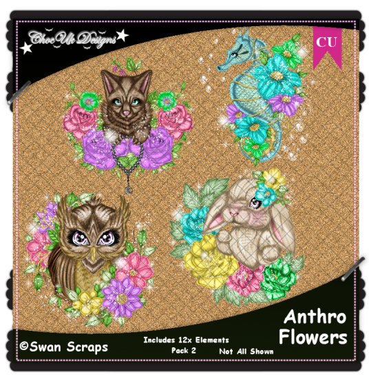 Anthro Flowers Elements CU/PU Pack 2 - Click Image to Close