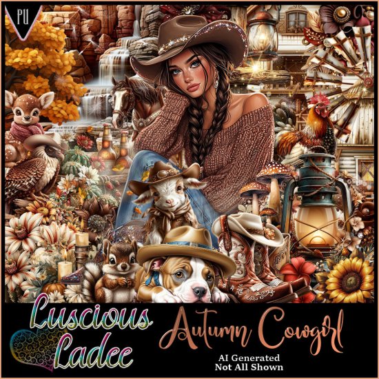 Autumn Cowgirl - Click Image to Close