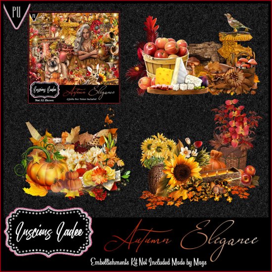 Autumn Elegance Embellishments - Click Image to Close