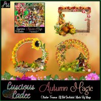 Autumn Magic Cluster Frames