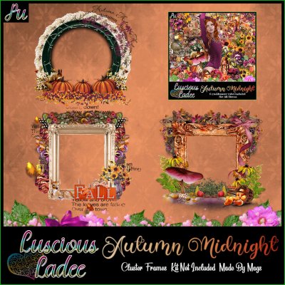 Autumn Midnight Cluster Frames