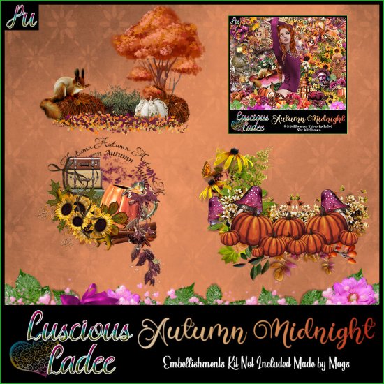 Autumn Midnight Embellishments - Click Image to Close