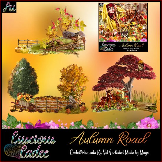 Autumn Road Embellishments - Click Image to Close