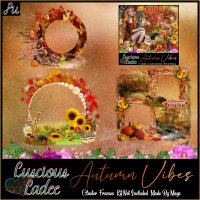 Autumn Vibes Cluster Frames