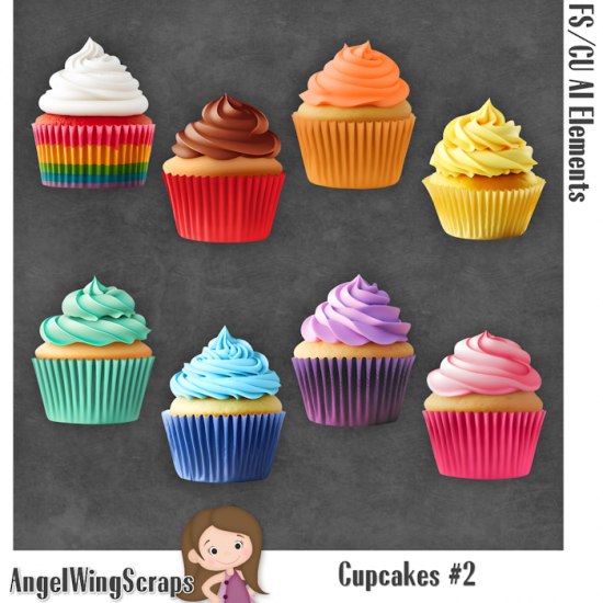 Cupcakes #2 (FS-CU-AI) - Click Image to Close