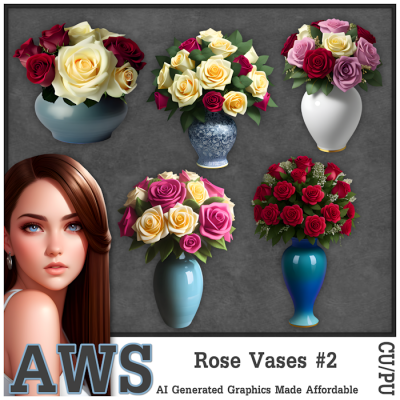 Rose Vases #2 (FS-CU-AI)