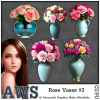 Rose Vases #3 (FS-CU-AI)