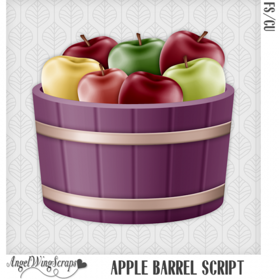 Apple Barrel Script (FS/CU) - Click Image to Close