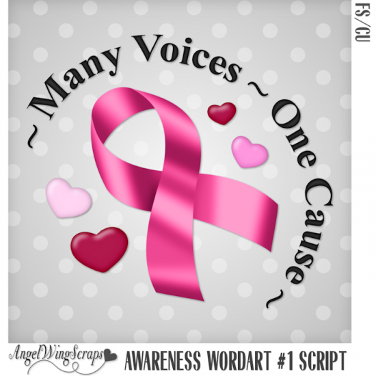 Awareness Wordart #1 Script (FS/CU) - Click Image to Close