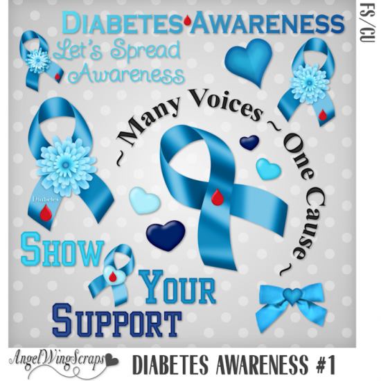 Diabetes Awareness #1 (FS/CU) - Click Image to Close