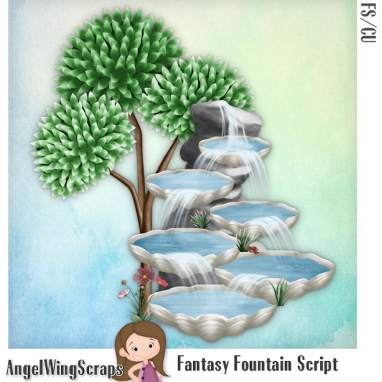 Fantasy Fountain Script (FS/CU) - Click Image to Close