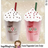 Frozen Peppermint Latte Script (FS/CU)