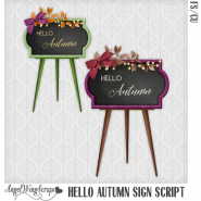 Hello Autumn Sign Script (FS/CU)