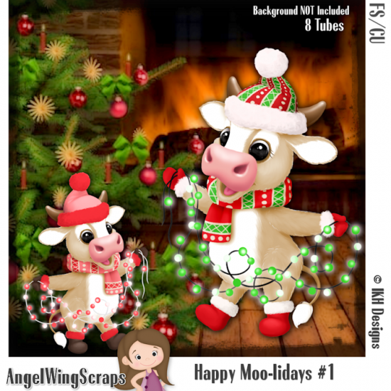 Happy Moo-lidays #1 (FS/CU) - Click Image to Close