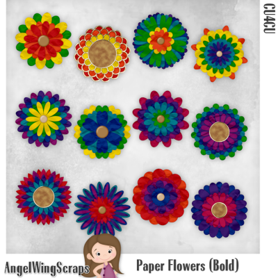 Paper Flowers (Bold) (FS/CU4CU)