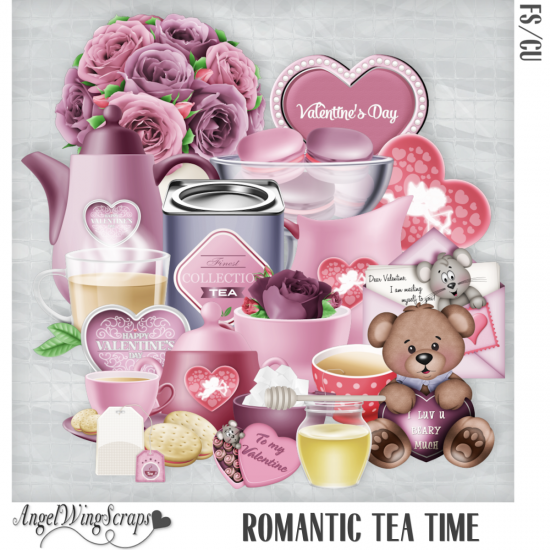 Romantic Tea Time (FS/CU) - Click Image to Close