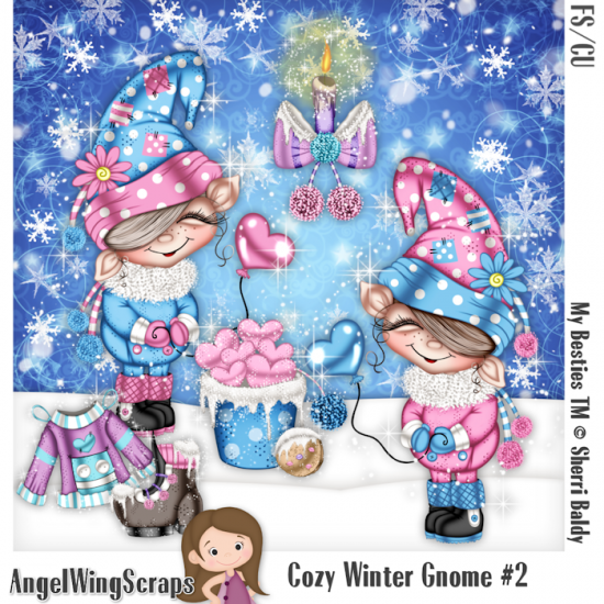 Cozy Winter Gnome #2 (FS/CU) - Click Image to Close