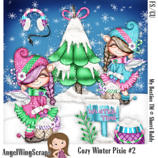 Cozy Winter Pixie #2 (FS/CU) - Click Image to Close