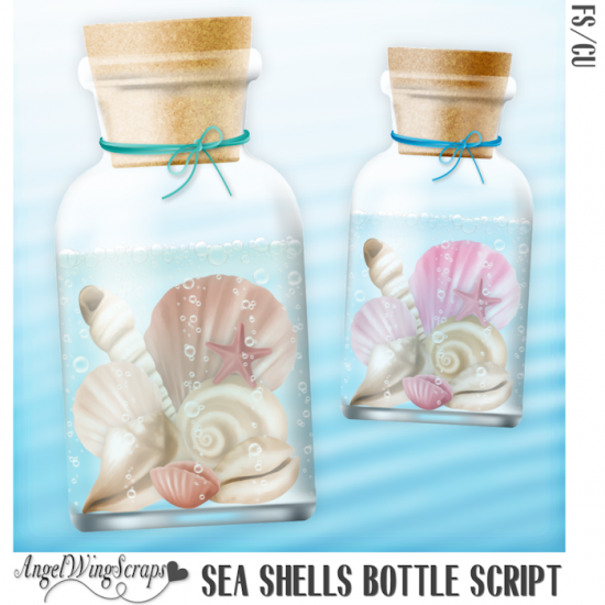 Sea Shells Bottle Script (FS/CU) - Click Image to Close